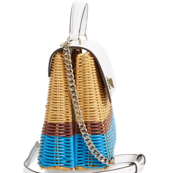 Kate Spade New York "Romy Wicker" Medium Satchel